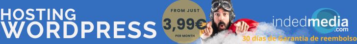Hosting WordPress Indedmedia desde 3,99 &euro;